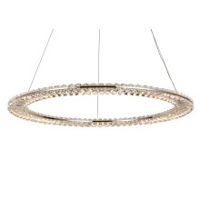 Люстра подвесная светодиодная Newport 8241N/800 chrome CRYSTAL LED 60W 6600Lm 3100-4000K хром