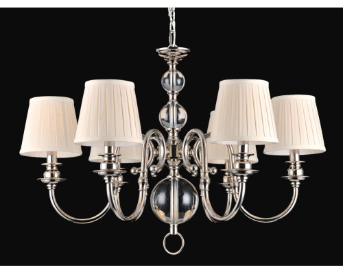 Люстра подвесная Newport 3106/C без абажуров CALIFORNIA E14 6*40W никель