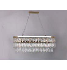 Люстра подвесная Newport 10128+6/S gold ELIZABETH G9 14*40W золото шампань