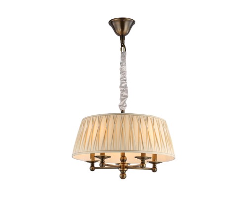 Люстра подвесная Newport 31505/C black brass JULIA E14 5*40W черная латунь