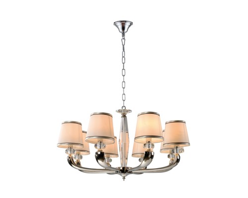 Люстра подвесная Newport 11608/C SINTIA Е14 8*40W никель