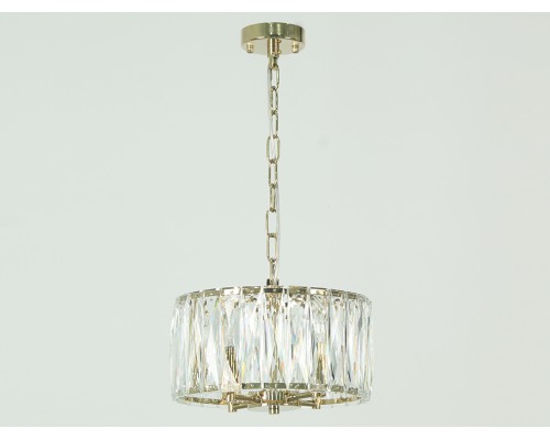 Люстра подвесная Newport 10124/C gold ELIZABETH E14 4*40W золото шампань