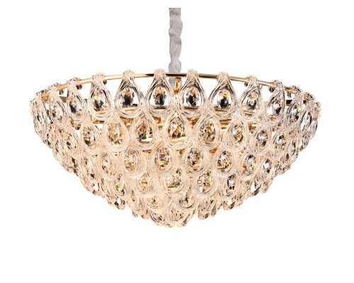 Люстра подвесная Newport 5259+4/C gold ACANTIA E14 13*40W золото