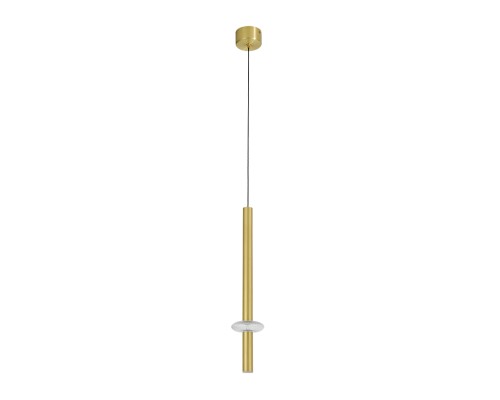 Подвесной светодиодный светильник Newport 15105+1/S brass LOREN LED 2*4W 3100K латунь