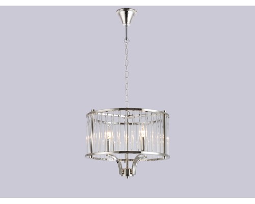 Люстра подвесная Newport 12344/S THERESA Е14 4*40W никель