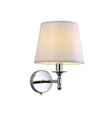 Бра Newport 14501/A white MELISSA Е14 1*40W хром