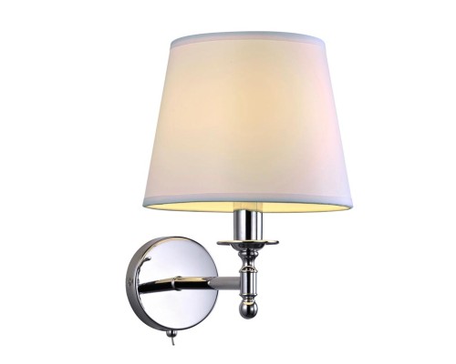 Бра Newport 14501/A white MELISSA Е14 1*40W хром