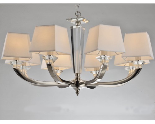 Люстра подвесная Newport 11408/C ALLEGRA E14 8*40W никель