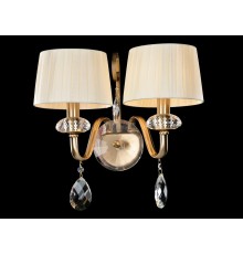 Бра Newport 1702/A GRETA E14 2*40W бронза