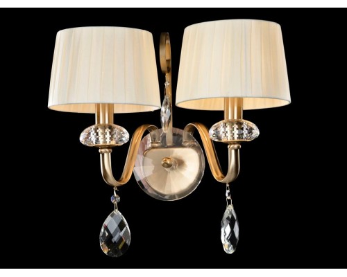 Бра Newport 1702/A GRETA E14 2*40W бронза