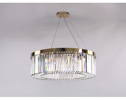 Люстра подвесная Newport 10110+1/C gold MONICA Е14 11*40W золото