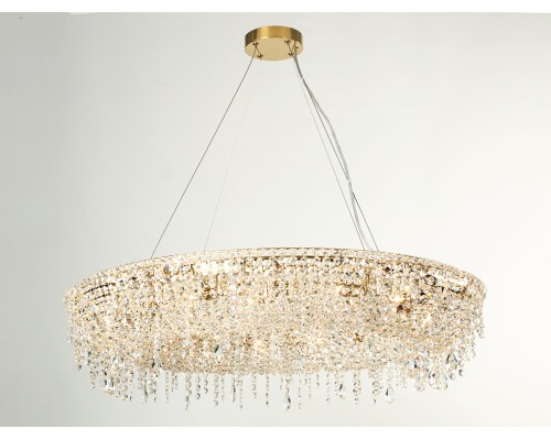 Люстра подвесная Newport 10910+6/S gold DIANA G9 16*40W золото