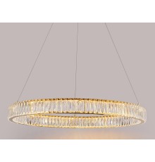 Люстра подвесная светодиодная Newport 8240/80 gold CRYSTAL LED 50W золото