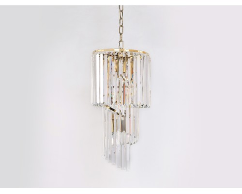 Люстра подвесная Newport 31103/S gold AURORA E14 4*40W золото