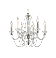 Люстра подвесная Newport 12706/C SAMANTA Е14 6*40W никель