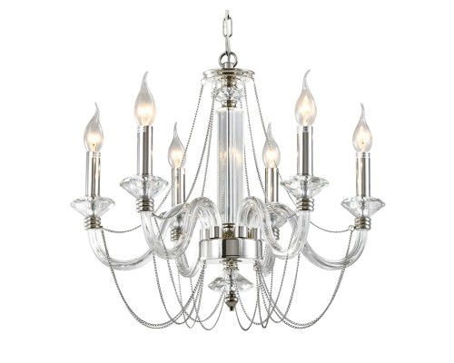 Люстра подвесная Newport 12706/C SAMANTA Е14 6*40W никель