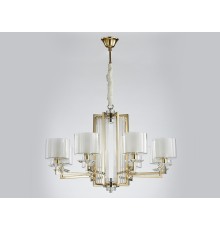 Люстра подвесная Newport 4408+1/C gold ALEXANDRA Е14+LED 8+2*40W+5W золото