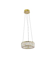 Люстра подвесная светодиодная Newport 8240N/20 gold CRYSTAL LED 12W 1320Lm 3100-4000K золото