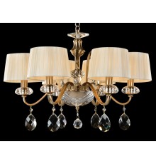 Люстра подвесная Newport 1706/C GRETA E14 6*40W бронза