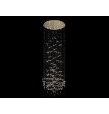 Люстра подвесная Newport 8220/300 С gold polished VERONA GU4 24*5W золото