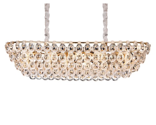 Люстра подвесная Newport 5259+9/S gold ACANTIA E14 18*40W золото