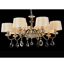 Люстра подвесная Newport 1708/C GRETA E14 8*40W бронза