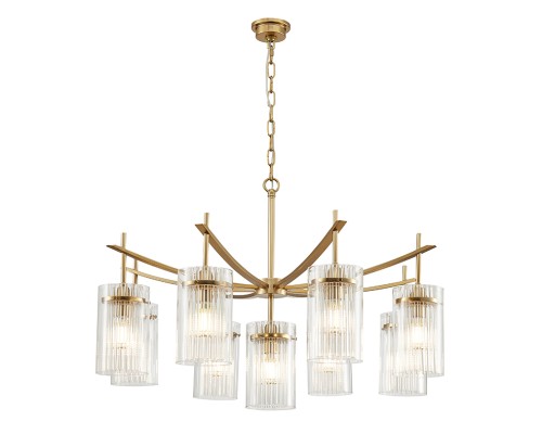 Люстра подвесная Newport 4579/C FRANCESCA E14 9*40W французское золото