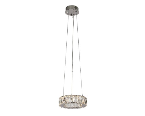 Люстра подвесная светодиодная Newport 8580/20 C chrome KRISTA LED 2*12W 3100-4000K 1200Lm хром