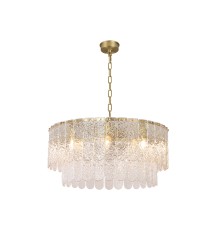 Люстра подвесная Newport 8370/60 C brass DAISY E14 9*40W латунь