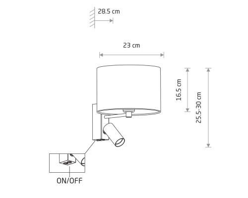 Бра Nowodvorski Santana A Cream (Cерия Santana A, Цвет Кремовый) арт. 11654
