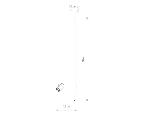 Настенный светильник Nowodvorski Easy Led Right Black (Cерия Easy Led Right, Цвет Черный) арт. 11426