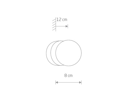 Настенный светильник Nowodvorski Brazos White/Chrome 6948