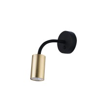 Настенный светильник Nowodvorski Серия Eye Fles S (Ай Флес S) Цвет Brass/Black (Латунь/Черный) арт. 9067
