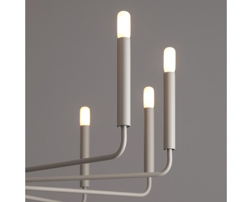 Подвесная люстра Nowodvorski Orto XII B Silk Gray 11465