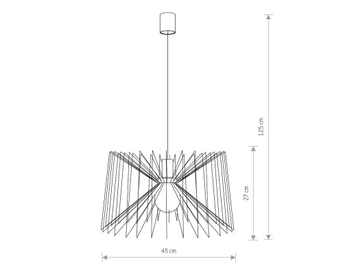 Подвесная люстра Nowodvorski Ness Black 6768