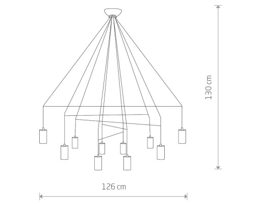 Подвесная люстра Nowodvorski Imbria Black 9680