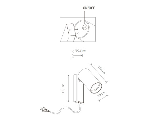 Накладной светильник спот Nowodvorski Mono Black 7786