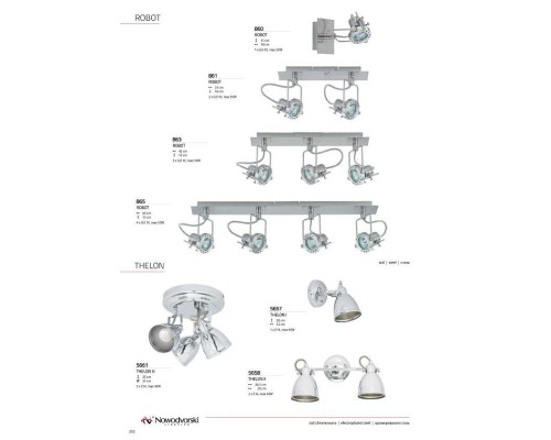 Спот Nowodvorski 5658 Thelon Хромированая сталь