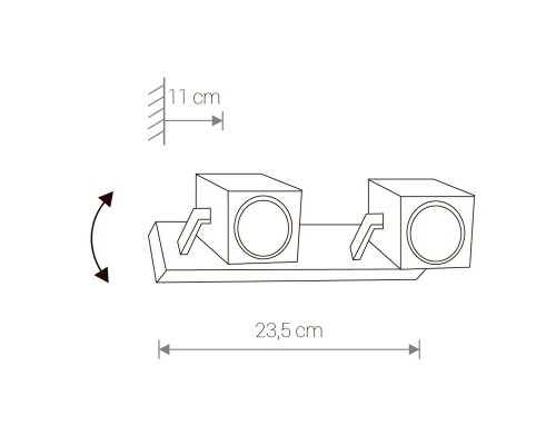 Спот Nowodvorski 6523 Cuboid Белый