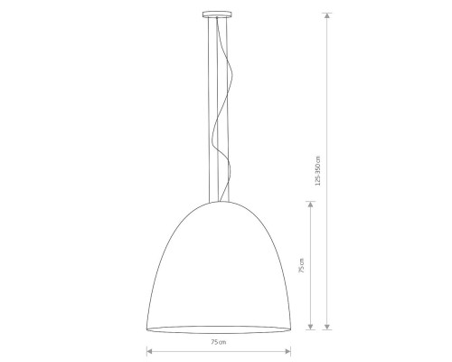 Подвесной светильник Nowodvorski Egg Xl White/Copper 10325