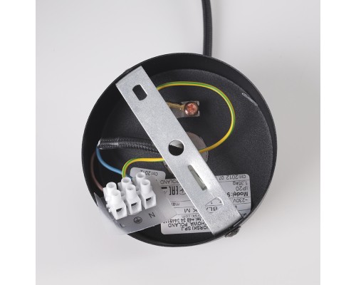 Подвесной светильник Nowodvorski Egg M Black/Copper 9022