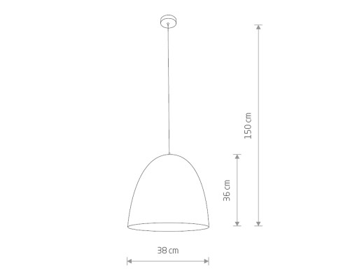 Подвесной светильник Nowodvorski Egg M Black/Copper 9022