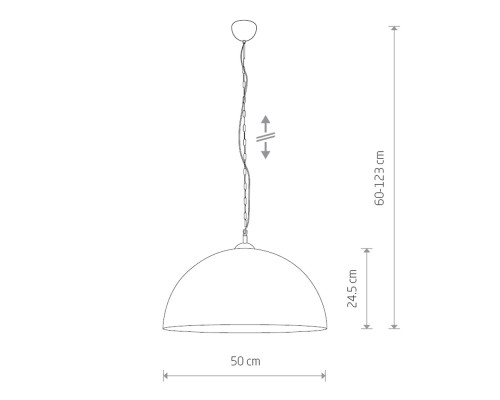 Подвесной светильник Nowodvorski Hemisphere Rust L Rust Effect 6368