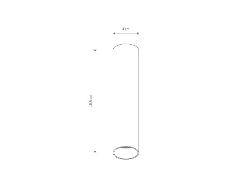 Потолочный cветильник Nowodvorski  Fourty S Black 10735