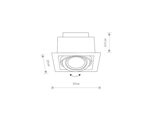 Встраиваемый светильник "кардан" Nowodvorski 9575 Downlight Белый