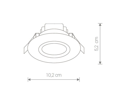 Встраиваемый светильник Nowodvorski Helios Led White 8991