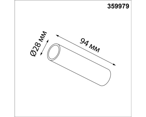359979 KONST NT26 093 черный Соединитель прямой IP20 GLAT
