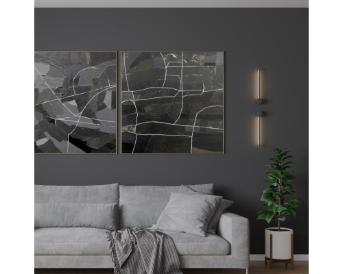 359344 KONST NT24 000 черный Светильник линейный светодиодный IP20 LED 6W 170-265V 4000K 480Лм VITZ