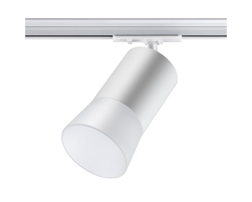 370903 PORT NT22 белый Светильник трековый однофазный двухжильный (универсальный) IP20 GU10 9W 220V ELINA
