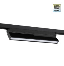 359749 PORT NT25 238 черный Светильник однофазный двухжильный трековый с переключ. цв. температуры IP20 LED 18W 180-265V 2700К/3200К/4000К EOS